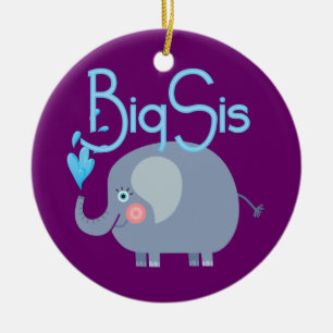 Ornement En Céramique Elephant Big Sis