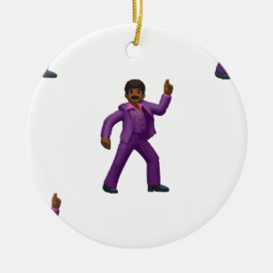 Ornement En Céramique Emoji Dancing Man