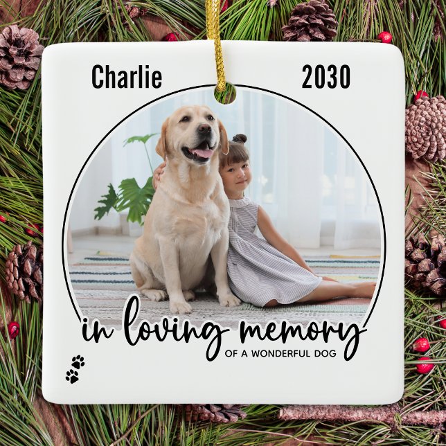 Ornement En Céramique En mémoire amoureuse Pet Memorial (Créateur téléchargé)