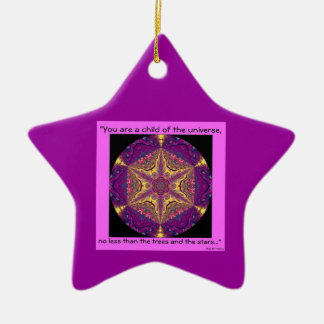 Ornement En Céramique "Enfant des desiderata Ornament.1 d'univers" -