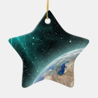 Ornement En Céramique Espace extra-atmosphérique de la terre