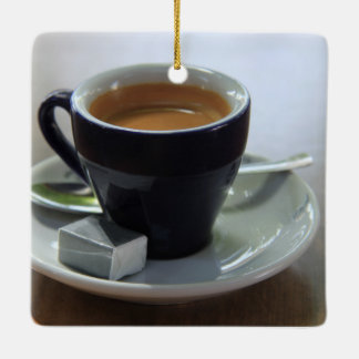 Ornement En Céramique Espresso frais brassé