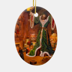 Ornement En Céramique Esprit de cadeau de Noël