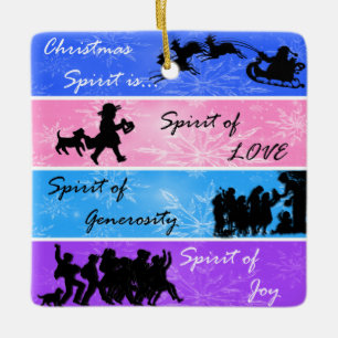 Ornement En Céramique Esprit de Noël
