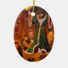 Ornement En Céramique Esprit de Noël présent