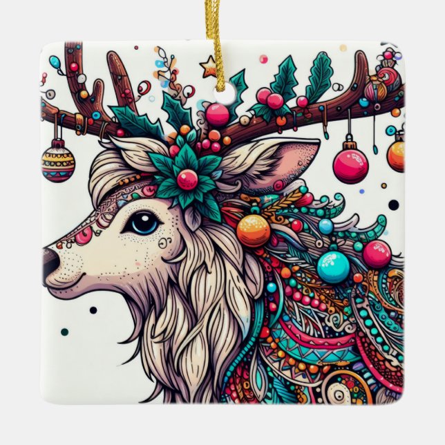 Ornement En Céramique Esprit de vacances (Devant)