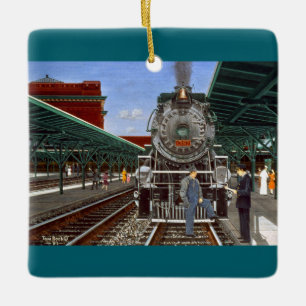 Ornement En Céramique "EST-CE LE CHATTANOOGA CHOO CHOO®” par Tom Rock