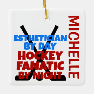 Ornement En Céramique Esthétique aime le hockey sur mesure