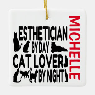 Ornement En Céramique Esthétique Aime les chats CUSTOM