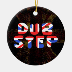 Ornement En Céramique Étape de copie de l'anglais