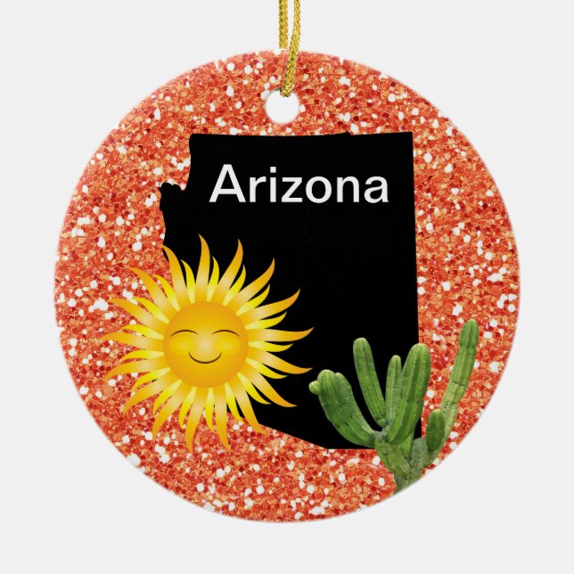 Ornement En Céramique États-Unis Arizona - SRF (Devant)