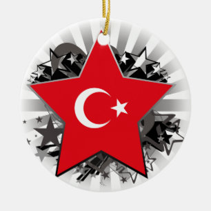 Ornement En Céramique Étoile de la Turquie