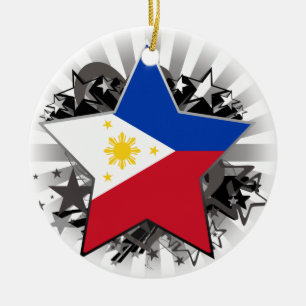 Ornement En Céramique Étoile de Philippines