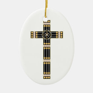 Ornement En Céramique étole croisée catholique hongroise de symbole d'un