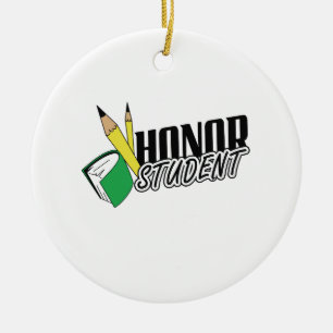 ORNEMENT EN CÉRAMIQUE ÉTUDIANT D'HONNEUR