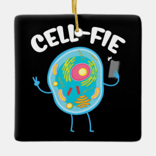Ornement En Céramique Étudiant en biologie de la science de la ficelle c
