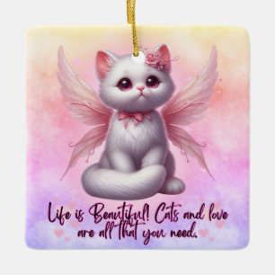 Ornement En Céramique Fairy Whiskers of Love