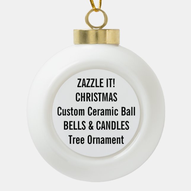 Ornement en céramique fait sur commande d'arbre de (Devant)