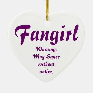 Ornement En Céramique Fangirl/Fanfic