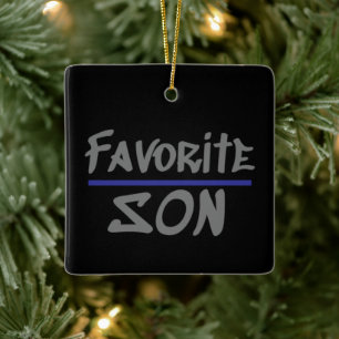 Ornement En Céramique Favorite SON humour frère nouveauté