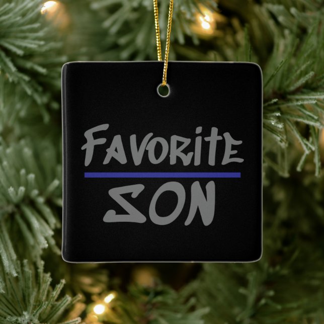 Ornement En Céramique Favorite SON humour frère nouveauté (Arbre)