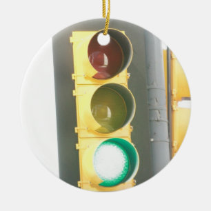 Ornement En Céramique Feu de signalisation