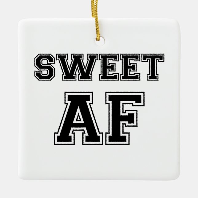 ORNEMENT EN CÉRAMIQUE FICHE SUCRE (Devant)