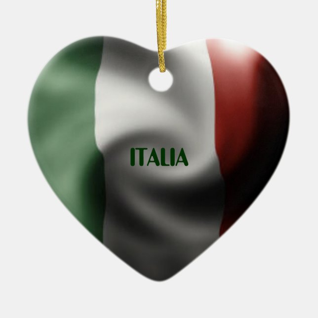 Ornement En Céramique Fierté italienne (Devant)