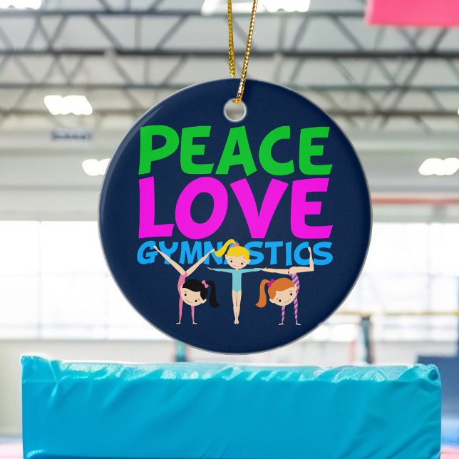 Ornement En Céramique Filles de gymnastique (Créateur téléchargé)