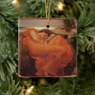 Ornement En Céramique Flaming June Frederic Leighton Impression d'art fi