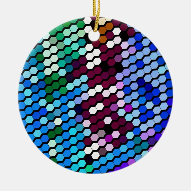 ORNEMENT EN CÉRAMIQUE FLEUR SAUVAGE (Devant)