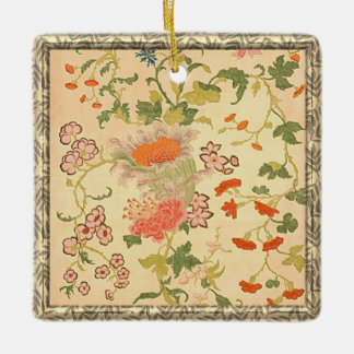 Ornement En Céramique Fleurs colorées Wonderland