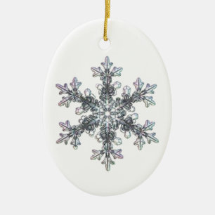Ornement En Céramique Flocon de neige