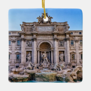 Ornement En Céramique Fontaine de TREVI, Roma, Italie