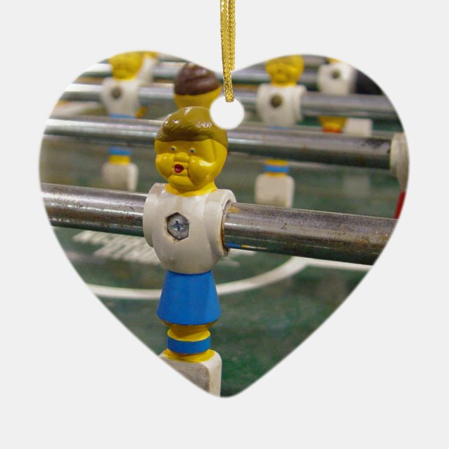 Ornement En Céramique Foosball (Devant)