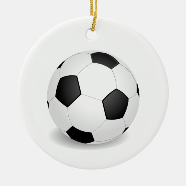 Ornement En Céramique Football (Devant)