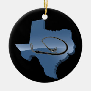 ORNEMENT EN CÉRAMIQUE FOUET DU TEXAS