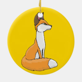 Ornement En Céramique Fox
