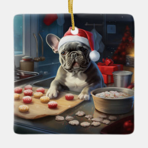 Ornement En Céramique French Christmas Cookies Festive Holiday