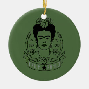 Ornement En Céramique Frida Kahlo   Heroína