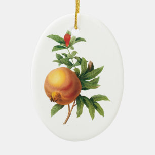 Ornement En Céramique Fruit alimentaire vintage, grenade de Redoute