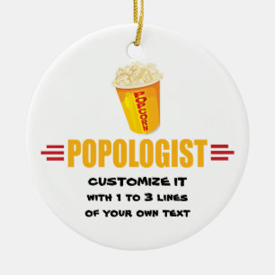Ornement En Céramique Funny Popcorn personnalisé