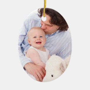 Ornement En Céramique Gardien de l'ornement de Noël de la fille de papa