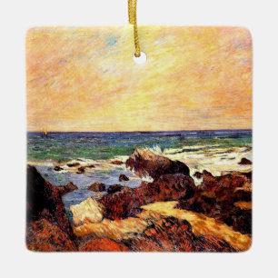 Ornement En Céramique Gauguin - Rochers et mer,