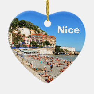 Ornement En Céramique Gentil. La Côte d'Azur