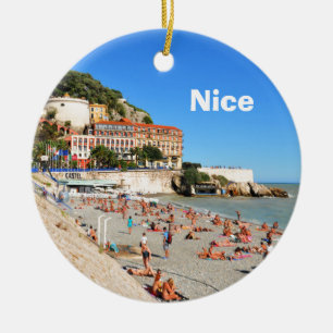 Ornement En Céramique Gentil. La Côte d'Azur