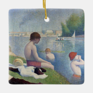 Ornement En Céramique Georges Seurat - Bathers à Asnières