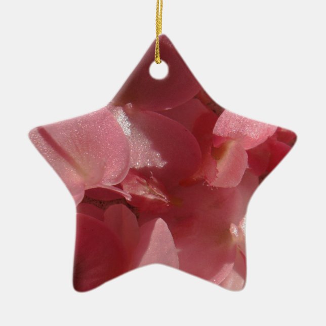 Ornement En Céramique Géranium rose : presque solide Rose clair (Devant)
