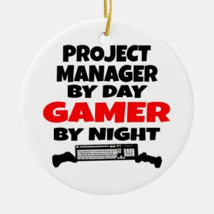 Ornement En Céramique Gestionnaire de projet Gamer