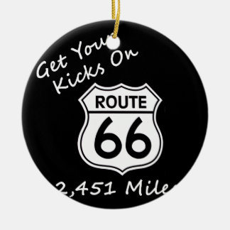 Ornement En Céramique get_your_kicks sur US Route 66